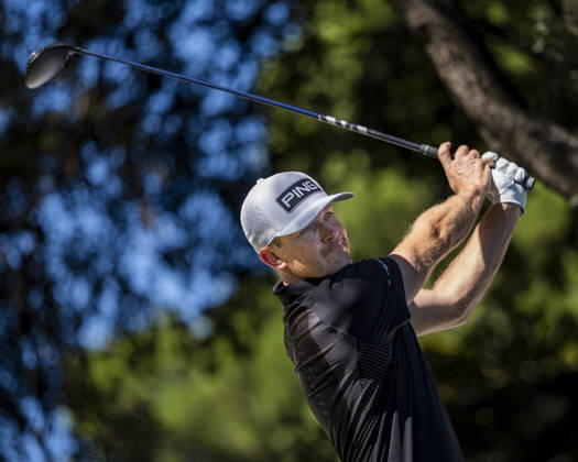 Golf 2026: Open De Espana: Day Three MADRID, SPAIN - OCTOBER 10: Joel Girrbach of Switzerland tees off on day three of the Open de Espana presented by Madrid at Club de Campo Villa de Madrid on October 10, 2026 in Madrid, Spain. Madrid Club de Campo Villa de Madrid Madrid Spain Copyright: xAlbertoxGardinx AGardin_20261010_Golf_Esp_Mad_0046