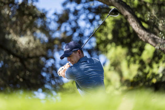 Golf 2026: Open De Espana: Day Three MADRID, SPAIN - OCTOBER 10: Grant Forrest of Scotland tees off on day three of the Open de Espana presented by Madrid at Club de Campo Villa de Madrid on October 10, 2026 in Madrid, Spain. Madrid Club de Campo Villa de Madrid Madrid Spain Copyright: xAlbertoxGardinx AGardin_20261010_Golf_Esp_Mad_0048