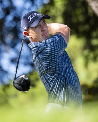 Golf 2026: Open De Espana: Day Three MADRID, SPAIN - OCTOBER 10: Grant Forrest of Scotland tees off on day three of the Open de Espana presented by Madrid at Club de Campo Villa de Madrid on October 10, 2026 in Madrid, Spain. Madrid Club de Campo Villa de Madrid Madrid Spain Copyright: xAlbertoxGardinx AGardin_20261010_Golf_Esp_Mad_0051