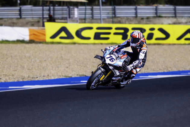 October 10, 2026, Cascais, Lisbon, Portugal: Loris baz MGM Optical Express Racing in action during the Superpole of the FIM Superbike World Championship, WM, Weltmeisterschaft at Circuito Estoril on October 10, 2026 in Cascais, Portugal. Cascais Portugal - ZUMAr200 20261010_zsp_r200_012 Copyright: xNunoxReisinhox
