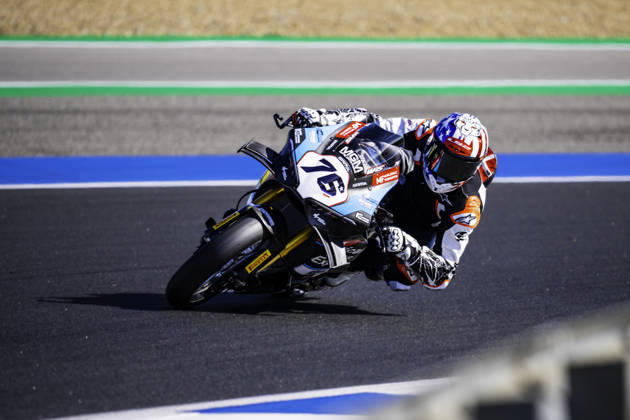 October 10, 2026, Cascais, Lisbon, Portugal: Loris baz MGM Optical Express Racing in action during the Superpole of the FIM Superbike World Championship, WM, Weltmeisterschaft at Circuito Estoril on October 10, 2026 in Cascais, Portugal. Motorsports 2026: WorldSBK - Tissot Estoril Round  - ZUMAr200 20261010_zsp_r200_027 Copyright: xNunoxReisinhox