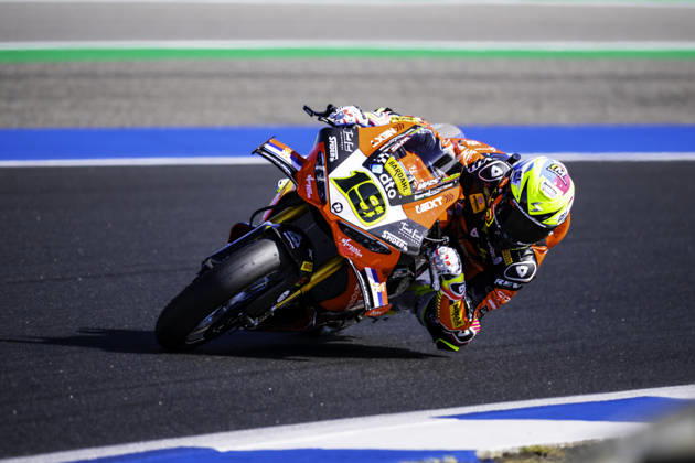 October 10, 2026, Cascais, Lisbon, Portugal: Alvaro Bautista of Barni Spark Racing Team in action during the Superpole of the FIM Superbike World Championship, WM, Weltmeisterschaft at Circuito Estoril on October 10, 2026 in Cascais, Portugal. Motorsports 2026: WorldSBK - Tissot Estoril Round  - ZUMAr200 20261010_zsp_r200_022 Copyright: xNunoxReisinhox