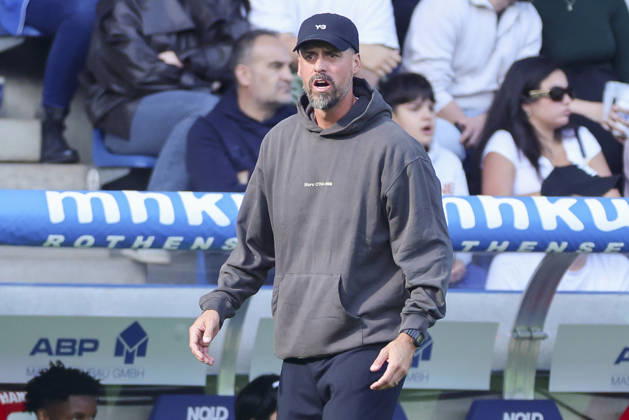 Hannover 96 coach Sandro Wagner looks disappointed during the 2. Bundesliga match between 1. FC Magdeburg and Hannover 96, Avnet Arena on October 10, 2026, in Magdeburg, Germany. Photo by Marco Steinbrenner, DeFodi Images. Coach Sandro Wagner of Hannover 96 looks dejected during the 2nd Bundesliga match between 1 FC Magdeburg and Hannover 96 at Avnet Arena on October 10, 2026 in Magdeburg, Germany. Photo by Marco Steinbrenner, DeFodi Images. DFB and DFL regulations prohibit any use of photographs as image sequences and or quasi-video. Photo by Marco Steinbrenner, DeFodi Images.
