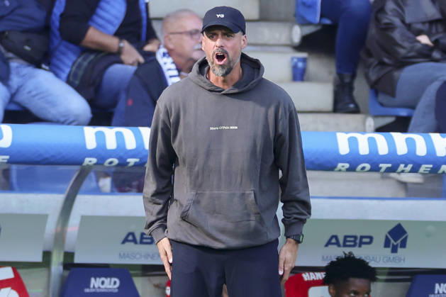 Hannover 96 coach Sandro Wagner looks disappointed during the 2. Bundesliga match between 1. FC Magdeburg and Hannover 96, Avnet Arena on October 10, 2026, in Magdeburg, Germany. Photo by Marco Steinbrenner, DeFodi Images. Coach Sandro Wagner of Hannover 96 looks dejected during the 2nd Bundesliga match between 1 FC Magdeburg and Hannover 96 at Avnet Arena on October 10, 2026 in Magdeburg, Germany. Photo by Marco Steinbrenner, DeFodi Images. DFB and DFL regulations prohibit any use of photographs as image sequences and or quasi-video. Photo by Marco Steinbrenner, DeFodi Images.