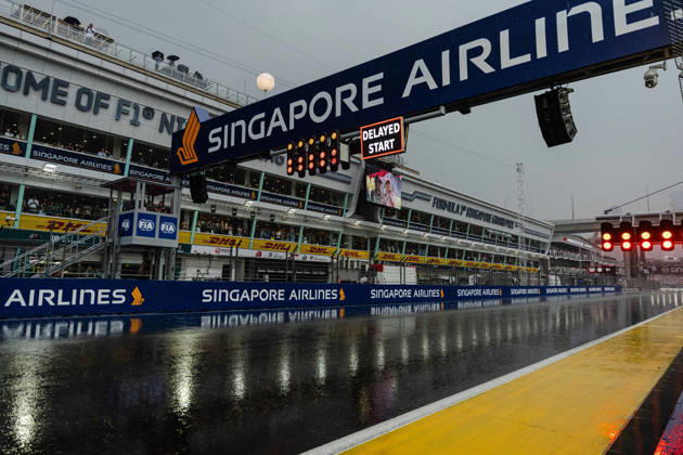 2026 Formula 1 Singapore Grand Prix - Sprint Grid Rain Sprint Race on SATURDAY during the 2026 FORMULA 1 SINGAPORE AIRLINES SINGAPORE GRAND PRIX 2026 at MARINA BAY STREET CIRCUIT SINGAPORE on October 10, 2026. Photo by Tan Jun Da ABACAPRESS.COM Singapore Singapore  Copyright: xJunxDaxTan ABACAx
