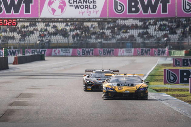 October 10, 2026, GER, Motorsports, ADAC DTM, 2026 Season, Hockenheimring Maximilian Paul Germany, TGI Team by GRT, Grasser, Lamborghini Temerario GT3, 19 ahead of Ben Dörr Germany, Dörr Motorsport, McLaren 720S GT3 Evo, 25 at the DTM Final Weekend at the Hockenheimring, Hockenheim, Hockenheimring, Baden-Württemberg, Germany Copyright: xnordphotoxGmbHx xKnabx