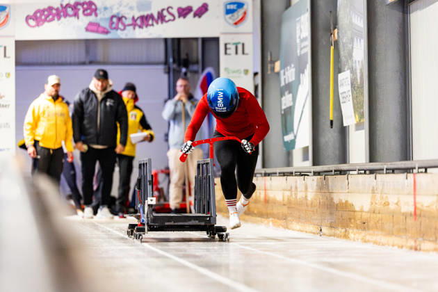 October 10, 2026, GER, Bobsleigh, Season 26–27, Women, Central Performance Test in Bobsleigh: Push Test. As is tradition, the German bobsleigh pilots and their pushers gathered in Oberhof for a showdown. 98559 Oberhof LOTTO Thuringia EISARENA Oberhof Training Hall Start Facility Thuringia Germany