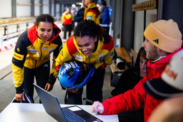 October 10, 2026, GER, Bobsleigh, Season 26–27, Women, Central Performance Test in Bobsleigh: Push Test. As is tradition, the German bobsleigh pilots and their pushers gathered in Oberhof for a showdown. 98559 Oberhof LOTTO Thuringia EISARENA Oberhof Training Hall Start Facility Thuringia Germany