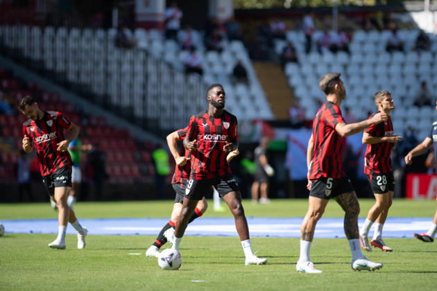 ESP LaLiga EA Sports Rayo Vallecano vs. Athletic Club: Inaki Williams of Athletic warms up during the LaLiga EA Sports match between Rayo Vallecano and Athletic Club, played at Vallecas Stadium in Madrid on October 10, 2026, in Spain. Spanish Soccer Copyright: xAgenciaxLOFx