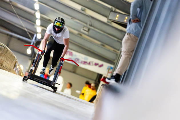 October 10, 2026, GER, Bobsleigh, Season 26–27, Men, Central Performance Test in Bobsleigh: Push Test. Traditionally, German bobsled pilots and their pushers have gathered in Oberhof for a test of strength. 98559 Oberhof LOTTO Thuringia EISARENA Oberhof Training Hall Start Facility Thuringia Germany