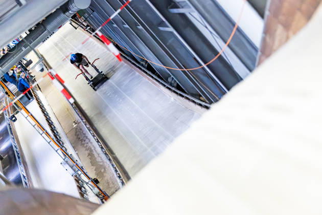 October 10, 2026, GER, Bobsleigh, Season 26–27, Men, Central Performance Test in Bobsleigh: Push Test. Traditionally, German bobsled pilots and their pushers have gathered in Oberhof for a test of strength. 98559 Oberhof LOTTO Thuringia EISARENA Oberhof Training Hall Start Facility Thuringia Germany