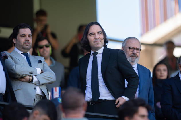 ESP LaLiga EA Sports Rayo Vallecano vs. Athletic Club Raúl Martín Presa, president of Rayo Vallecano, during the LaLiga EA Sports match between Rayo Vallecano and Athletic Club played at Vallecas Stadium in Madrid on October 10, 2026, in Spain. Spanish Soccer Copyright: xAgenciaxLOFx