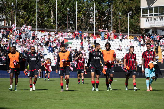 ESP LaLiga EA Sports Rayo Vallecano vs. Athletic Club: Athletic Club players during the LaLiga EA Sports match between Rayo Vallecano and Athletic Club, played at Vallecas Stadium in Madrid on October 10, 2026, in Spain. Spanish Soccer Copyright: xAgenciaxLOFx