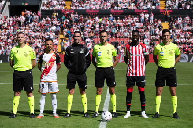 ESP LaLiga EA Sports Rayo Vallecano vs. Athletic Club presentation during the LaLiga EA Sports match between Rayo Vallecano and Athletic Club, played at Vallecas Stadium in Madrid on October 10, 2026, in Spain. Spanish Soccer Copyright: xAgenciaxLOFx