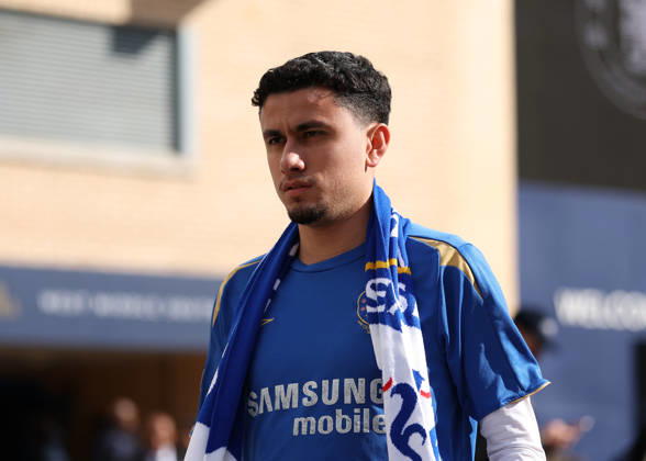 10th October 2026; Stamford Bridge, London, England; Premier League Football, Chelsea versus Bournemouth; Chelsea fan arriving at Stamford Bridge JohnxPatrickxFletcher