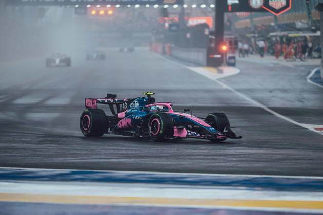 Formula 1 Singapore Airlines Singapore Grand Prix 43Franco Colapinto (BWT Alpine F1 Team, 43) in Sprint Race at the Formula 1 Singapore Airlines Singapore Grand Prix 2026 10 10 2026 Copyright: xTomxBaigentx