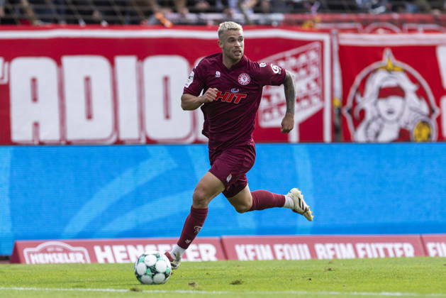 3rd Division, Fortuna Cologne vs. 1. FC Saarbrücken, October 10, 2026, Tom Geerkens, Fortuna Cologne, 6; 3rd Division, Fortuna Cologne vs. 1. FC Saarbrücken, Matchday 8, on October 10, 2026, Südstadion, Cologne DFB regulations prohibit any use of photographs as image sequences and or quasi-video Copyright: xBEAUTIFULxSPORTS Meuselx