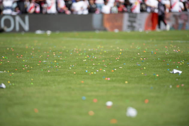 ESP LaLiga EA Sports Rayo Vallecano vs. Athletic Club Paper balls and paper airplanes were thrown in Vallecas as a form of protest against Rayo Vallecano president Martin Presa during the LaLiga EA Sports match between Rayo Vallecano and Athletic Club, played at Vallecas Stadium in Madrid on October 10, 2026, in Spain. Spain Soccer Copyright: xAgenciaxLOFx