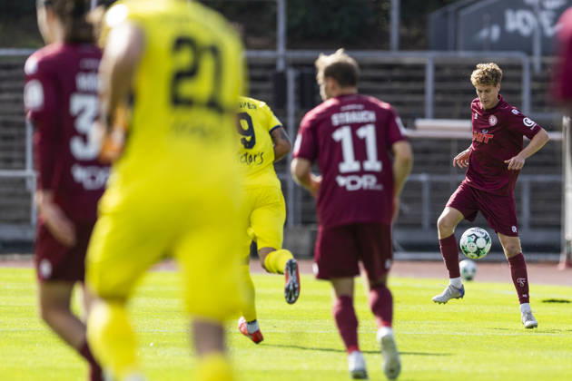 3rd Division, Fortuna Cologne vs. 1. FC Saarbrücken, October 10, 2026, Seymour Fünger, Fortuna Cologne, 5; 3rd Division, Fortuna Cologne vs. 1. FC Saarbrücken, Matchday 8, on October 10, 2026, Südstadion, Cologne DFB regulations prohibit any use of photographs as image sequences and or quasi-video Copyright: xBEAUTIFULxSPORTS Meuselx