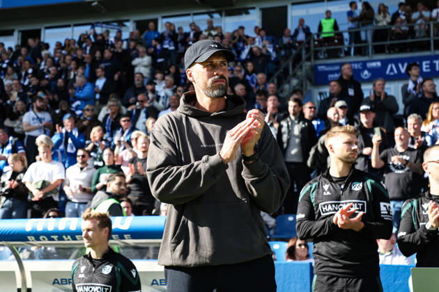 Coach Sandro Wagner, Hannover 96, 2nd Bundesliga, 2026–2027 Season, 1. FC Magdeburg vs. Hannover 96 at the Avnet Arena in Magdeburg; soccer, man, men, Germany, October 10, 2026