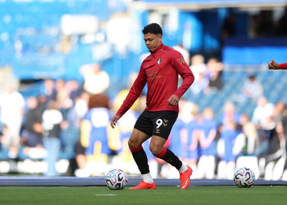 10th October 2026; Stamford Bridge, London, England; Premier League Football, Chelsea versus Bournemouth; Evanilson of AFC Bournemouth during the warm up JohnxPatrickxFletcher