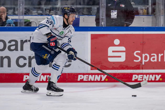 Peter Spornberger, Iserlohn Roosters, 50, GER; Straubing Tigers vs. Iserlohn Roosters, ice hockey, DEL, 2026–2027 season, Matchday 7, October 9, 2026; Photo: HMB Media, Heike Feiner Copyright: HMBxMedia HeikexFeiner