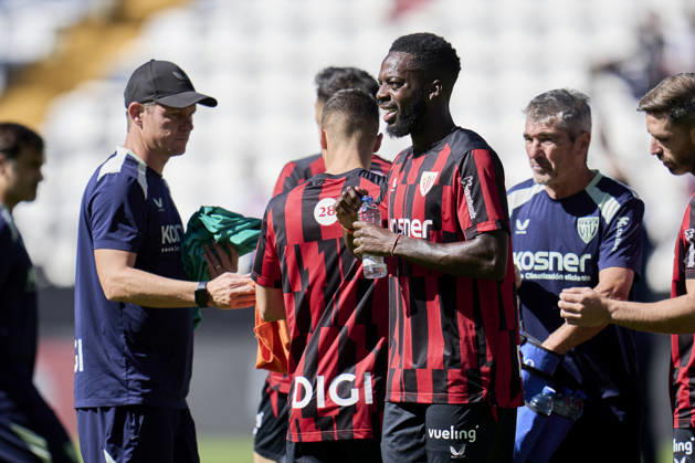 October 10, 2026, Madrid, Madrid, Spain: Inaki Williams of Athletic Club warms up during the Spanish League, LaLiga EA Sports, football match played between Rayo Vallecano and Athletic Club at Vallecas stadium on October 10, 2026, in Madrid, Spain. Rayo Vallecano V Athletic Club - LaLiga EA Sports  - ZUMAa181 20261010_zaa_a181_004 Copyright: xAngelxPerezxMecax