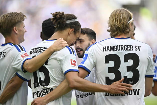 GOAL: 0–1 Yussuf Poulsen, Hamburger SV (HSV) 15 Goal celebration: Fabio Vieira, Hamburger SV (HSV) 20 Sebastiaan Bornauw, Hamburger SV (HSV) 33 TSG 1899 Hoffenheim vs. Hamburger SV (HSV) 10 10 2026 DFL REGULATIONS PROHIBIT ANY USE OF PHOTOGRAPHS AS IMAGE SEQUENCES AND OR QUASI-VIDEO TSG 1899 Hoffenheim vs. Hamburger SV (HSV)