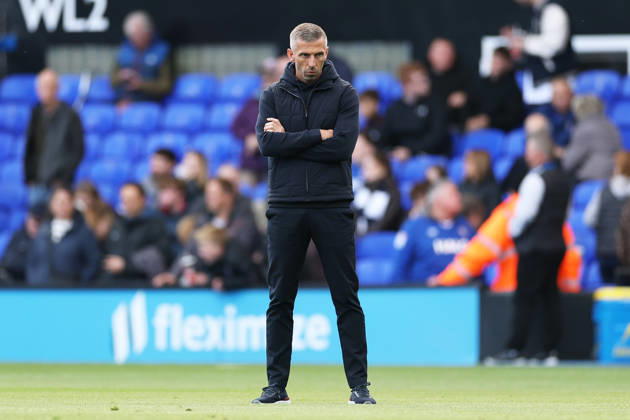 Ipswich Town v Fulham, Premier League Gary O Neil, Manager of Ipswich Town looks on during the pre-match warm up prior to the Ipswich Town v Fulham Premier League match at Portman Road, Ipswich, England on 10 October 2026 Credit: Tiego Grenho Every Second Media Editorial use only. All images are copyright Every Second Media Limited. No images may be reproduced without prior permission. All rights reserved. Premier League and Football League images are subject to licensing agreements with Football DataCo Limited. see https: www.football-dataco.com Copyright: xIMAGO EveryxSecondxMediax ESM-2211-0014 TiegoxGrenhox xEveryxSecondxMediax