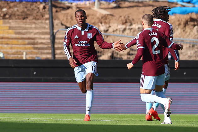 Aston Villa v Brentford, Premier League Nicolas Jackson of Aston Villa celebrates his equalising goal 1-1 during the Aston Villa v Brentford Premier League match at Villa Park, Birmingham, England on 10 October 2026 Credit: Ryan Crockett Every Second Media Editorial use only. All images are copyright Every Second Media Limited. No images may be reproduced without prior permission. All rights reserved. Premier League and Football League images are subject to licensing agreements with Football DataCo Limited. see https: www.football-dataco.com Copyright: xIMAGO EveryxSecondxMediax ESM-2212-0035 RyanxCrockettx xEveryxSecondxMediax