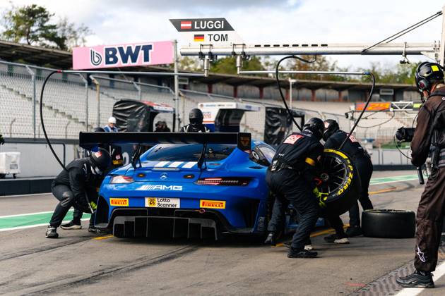 DTM, 15. + 16. Rennen Hockenheim 2026 22 Mercedes-AMG GT3 EVO, Landgraf Motorsport: Lucas Auer - picture by Gruppe C Photography Hockenheim Hockenheimring Baden-Württemberg Deutschland Copyright: xGruppexCxPhotographyx
