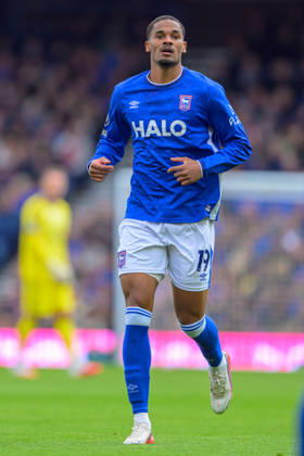 IPSWICH, ENGLAND OCTOBER 10 - Emersonn of Ipswich Town during the Premier League game between Ipswich Town and Fulham at Portman Road on October 10, 2026 in Ipswich, England. (Photo by Keeran Marquis Sports Press Photo) Copyright: xKeeranxMarquis SPPx Sportspressphoto_SPR250826