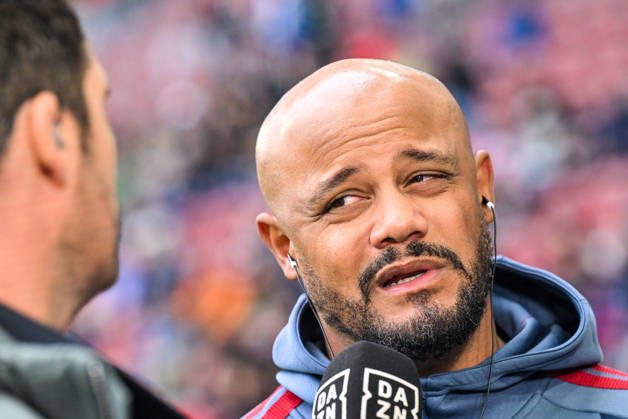 October 10, 2026, Germany, Soccer, Men s, Bundesliga 1, Matchday 5, FC Augsburg vs. FC Bayern Munich, Vincent Kompany (Bayern Munich), Interview with DAZN before kickoff, Augsburg WWK Arena, Bayern, Germany Copyright: xNordphotox xHafnerx