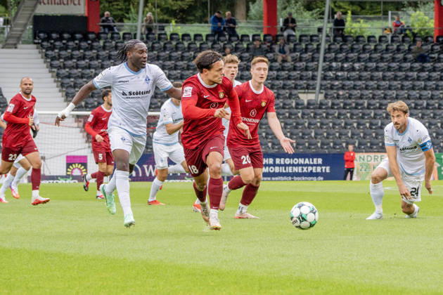 October 10, 2026, xerix, Soccer 3rd Division, SG Sonnenhof Großaspach vs. SV Waldhof Mannheim – Match highlights featuring Niklas Pöllex (SG Sonnenhof Großaspach), Leon Maier (SG Sonnenhof Großaspach), Lukas Klünter (SV Waldhof Mannheim), and Oluwaseun God Power Osaro Ogbemudia (SV Waldhof Mannheim) – Aspach