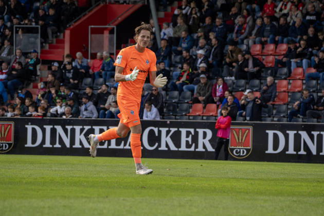 October 10, 2026, xerix, Soccer 3rd Division, SG Sonnenhof Grossaspach vs. SV Waldhof Mannheim; Thijmen Joel Sander Nijhuis; SV Waldhof Mannheim celebrates after the 1-2 loss to Aspach