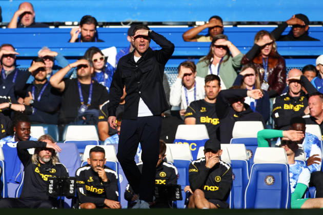 Premier League: Chelsea v AFC Bournemouth LONDON, UK - 10th Oct 2026: Chelsea Manager Xabi Alonso reacts during the Premier League match between Chelsea FC and AFC Bournemouth at Stamford Bridge London Stamford Bridge England United Kingdom Copyright: xCraigxMercerx xPeakxActionxPhotosx