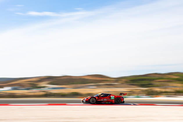 AUTO - ELMS - 4 HOURS OF PORTIMAO 2026 51 SAMANI Charles-Henri (fra), LAURSEN Conrad (den), RIGON Davide (ita), AF Corse, Ferrari 296 LMGT3 Evo, LMGT3, action during the 4 Hours of Portimao 2026, 6th round of the 2026 European Le Mans Series on the Autodromo Internacional do Algarve from October 8 to 10, 2026 in Portimao, Portugal - Copyright: xJoaoxFilipex