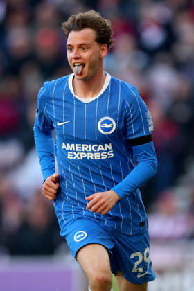 Sunderland v Brighton and Hove Albion - Premier League 2026 27 Maxim De Cuyper of Brighton and Hove Albion celebrates 1st goal during the Premier League 2026 27 match between Sunderland and Brighton & Hove Albion at Stadium of Light on October 10, 2026 in Sunderland, England. WARNING! This Photograph May Only Be Used For Newspaper And Or Magazine Editorial Purposes. May Not Be Used For Publications Involving 1 player, 1 Club Or 1 Competition Without Written Authorisation From Football DataCo Ltd. For Any Queries, Please Contact Football DataCo Ltd on +44 (0) 207 864 9121 Sunderland Stadium of Light England United Kingdom Copyright: xAllstarxPicturexLibraryxLtdx
