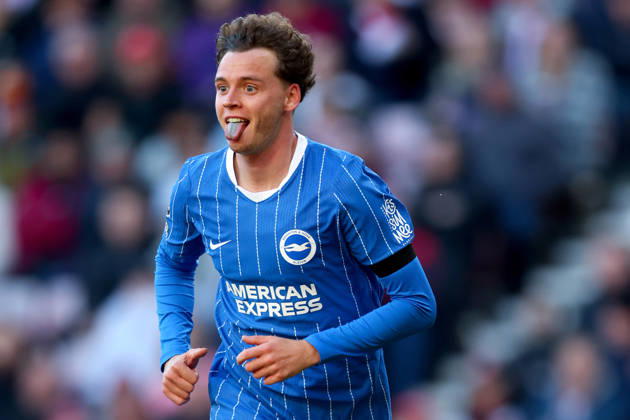 Sport Bilder des Tages Sunderland v Brighton and Hove Albion - Premier League 2026 27 Maxim De Cuyper of Brighton and Hove Albion celebrates 1st goal during the Premier League 2026 27 match between Sunderland and Brighton & Hove Albion at Stadium of Light on October 10, 2026 in Sunderland, England. WARNING! This Photograph May Only Be Used For Newspaper And Or Magazine Editorial Purposes. May Not Be Used For Publications Involving 1 player, 1 Club Or 1 Competition Without Written Authorisation From Football DataCo Ltd. For Any Queries, Please Contact Football DataCo Ltd on +44 (0) 207 864 9121 Sunderland Stadium of Light England United Kingdom Copyright: xAllstarxPicturexLibraryxLtdx