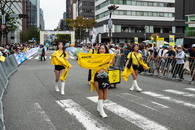 Tour De Kyushu Stage Finishes In Fukuoka s Tenjin For The First Time Matteo Malucelli of XDS Astana Team wins Stage 1 of the Mynavi Tour de Kyushu 2026 at the finish line on Tenjin Bridge in Fukuoka, Japan, on October 10, 2026. The Italian won the 152.0-kilometer Saga-Fukuoka stage in 3 hours 9 minutes 51 seconds, ahead of Luke Mudgway (Li Ning Star) and Alessio Delle Vedove (XDS Astana Team), and took the general and points classification leads. It was the first time the race finished in Tenjin, the commercial heart of Fukuoka, where a parade, stage events and food stalls marked the day. The race, first held in 2023 and part of the UCI Asia Tour (2.1 category), runs October 9-12 through six Kyushu prefectures under the official title We stand with Kumamoto. Mynavi Tour de Kyushu 2026, adopted to support areas affected by the Kumamoto earthquake. Fukuoka Japan  Copyright: xRyoxChix originalFilename:zhi-tourdeky261010_npffJ