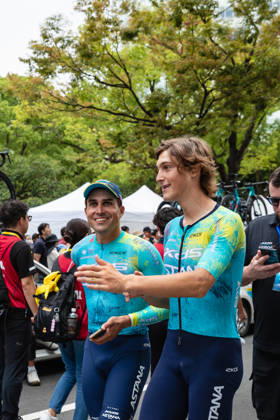 Tour De Kyushu Stage Finishes In Fukuoka s Tenjin For The First Time Matteo Malucelli of XDS Astana Team wins Stage 1 of the Mynavi Tour de Kyushu 2026 at the finish line on Tenjin Bridge in Fukuoka, Japan, on October 10, 2026. The Italian won the 152.0-kilometer Saga-Fukuoka stage in 3 hours 9 minutes 51 seconds, ahead of Luke Mudgway (Li Ning Star) and Alessio Delle Vedove (XDS Astana Team), and took the general and points classification leads. It was the first time the race finished in Tenjin, the commercial heart of Fukuoka, where a parade, stage events and food stalls marked the day. The race, first held in 2023 and part of the UCI Asia Tour (2.1 category), runs October 9-12 through six Kyushu prefectures under the official title We stand with Kumamoto. Mynavi Tour de Kyushu 2026, adopted to support areas affected by the Kumamoto earthquake. Fukuoka Japan  Copyright: xRyoxChix originalFilename:zhi-tourdeky261010_npiWi