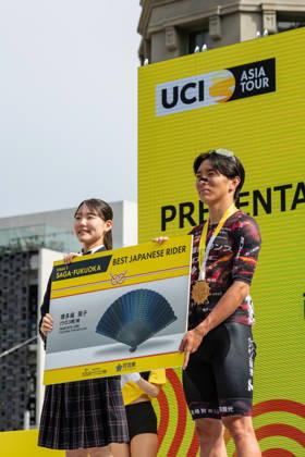 Tour De Kyushu Stage Finishes In Fukuoka s Tenjin For The First Time Matteo Malucelli of XDS Astana Team wins Stage 1 of the Mynavi Tour de Kyushu 2026 at the finish line on Tenjin Bridge in Fukuoka, Japan, on October 10, 2026. The Italian won the 152.0-kilometer Saga-Fukuoka stage in 3 hours 9 minutes 51 seconds, ahead of Luke Mudgway (Li Ning Star) and Alessio Delle Vedove (XDS Astana Team), and took the general and points classification leads. It was the first time the race finished in Tenjin, the commercial heart of Fukuoka, where a parade, stage events and food stalls marked the day. The race, first held in 2023 and part of the UCI Asia Tour (2.1 category), runs October 9-12 through six Kyushu prefectures under the official title We stand with Kumamoto. Mynavi Tour de Kyushu 2026, adopted to support areas affected by the Kumamoto earthquake. Fukuoka Japan  Copyright: xRyoxChix originalFilename:zhi-tourdeky261010_npq2W
