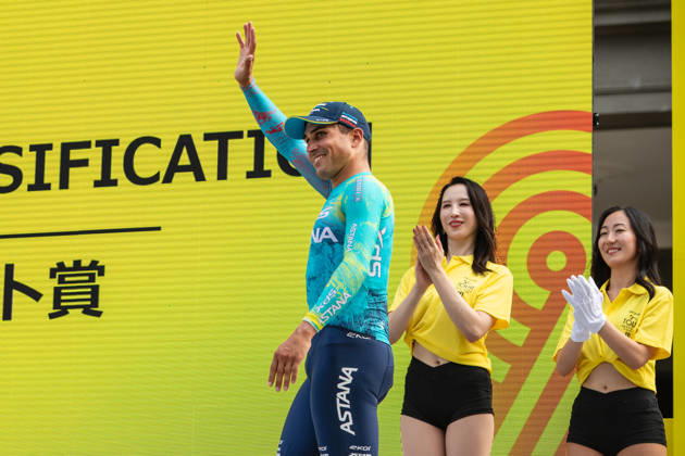 Tour De Kyushu Stage Finishes In Fukuoka s Tenjin For The First Time Matteo Malucelli of XDS Astana Team wins Stage 1 of the Mynavi Tour de Kyushu 2026 at the finish line on Tenjin Bridge in Fukuoka, Japan, on October 10, 2026. The Italian won the 152.0-kilometer Saga-Fukuoka stage in 3 hours 9 minutes 51 seconds, ahead of Luke Mudgway (Li Ning Star) and Alessio Delle Vedove (XDS Astana Team), and took the general and points classification leads. It was the first time the race finished in Tenjin, the commercial heart of Fukuoka, where a parade, stage events and food stalls marked the day. The race, first held in 2023 and part of the UCI Asia Tour (2.1 category), runs October 9-12 through six Kyushu prefectures under the official title We stand with Kumamoto. Mynavi Tour de Kyushu 2026, adopted to support areas affected by the Kumamoto earthquake. Fukuoka Japan  Copyright: xRyoxChix originalFilename:zhi-tourdeky261010_nps3B