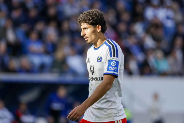 Martin Adeline Hamburger SV, 05, Germany, Soccer, Bundesliga 1, Matchday 5, 2026–2027, TSG Hoffenheim vs. Hamburger SV, October 10, 2026, Sinsheim SNP Arena, Germany Copyright: xGrantxHubbsx