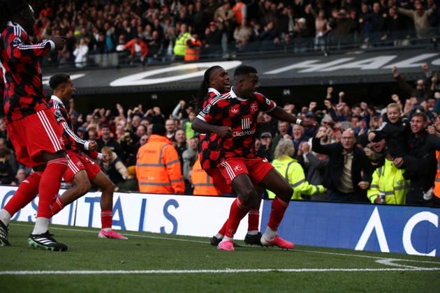 10th October 2026; Portman Road, Ipswich, Suffolk, England; Premier League Football, Ipswich Town versus Fulham; Ryan Sessegnon of Fulham celebrates scoring a goal in the 54th minute to make it 0-1 AndyxSkinner