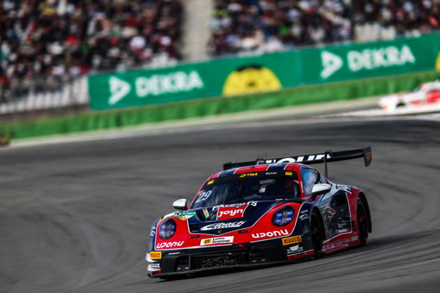 DTM, 15. + 16. Rennen Hockenheim 2026 29 Porsche 911 GT3 R (992), Land Motorsport: Bastian Buus - picture by Gruppe C Photography Sachsenring Hockenheimring Baden-Württemberg Germany Copyright: xGruppexCxPhotographyx