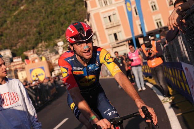 Italy s Giulio Ciccone of Lidl-Trek during the 120th edition of the Il Lombardia, Tour of Lombardy cycling race, a 239 km one day race from Bergamo to Como on October 10, 2026, Italy. Copyright: xMarcoxAlpozzi LaPressex