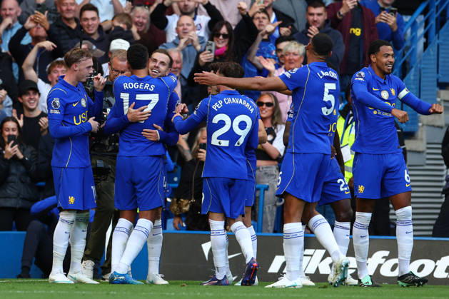 Premier League: Chelsea v AFC Bournemouth LONDON, UK - 10th Oct 2026: Jordan Henderson of Chelsea celebrates scoring his side s fifth goal with team mates during the Premier League match between Chelsea FC and AFC Bournemouth at Stamford Bridge London Stamford Bridge England United Kingdom Copyright: xCraigxMercerx xPeakxActionxPhotosx