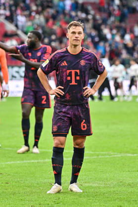 AUGSBURG, GERMANY; 10. OCTOBER: Joshua KIMMICH (FC Bayern Munich 6) after the Bundesliga Match between FC Augsburg vs. FC Bayern Munich at Matchday 5 at WWK-Arena DFL REGULATIONS PROHIBIT ANY USE OF PHOTOGRAPHS AS IMAGE SEQUENCES AND OR QUASI-VIDEO Copyright: xBEAUTIFULxSPORTS Goldbergx