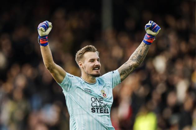 DEVENTER - Go Ahead Eagles goalkeeper Kjetil Haug reacts after the 1-1 draw during the Dutch Eredivisie match between Go Ahead Eagles and Sparta Rotterdam at De Adelaarshorst on October 10, 2026, in Deventer, the Netherlands. BART STOUTJESDIJK ANP Eredivisie 2026 27 xVIxANPxSportx xxANPxIVx 572032182 originalFilename: 572032182